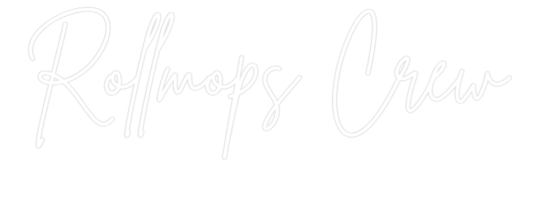 Editor online di insegne al neon personalizzate Rollmops Crew