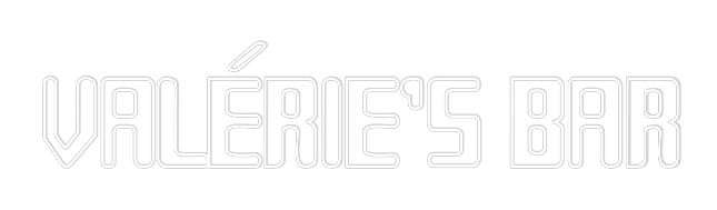 Editor online di insegne al neon personalizzate VALÉRIE'S BAR