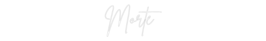 Custom Neon Sign Online Editor Morte