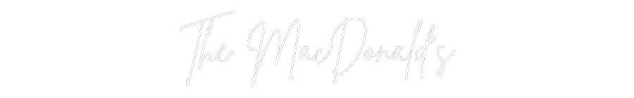 Custom Neon Sign Online Editor The MacDonald’s
