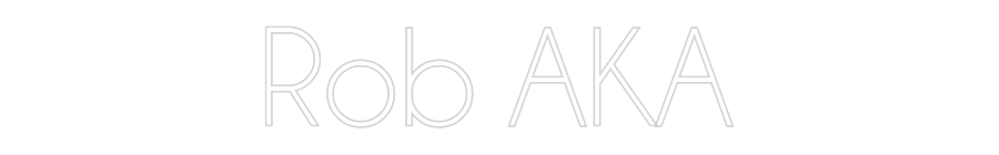 Custom Neon Sign Online Editor Rob AKA