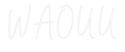 Custom Neon Sign Online Editor W A O U U