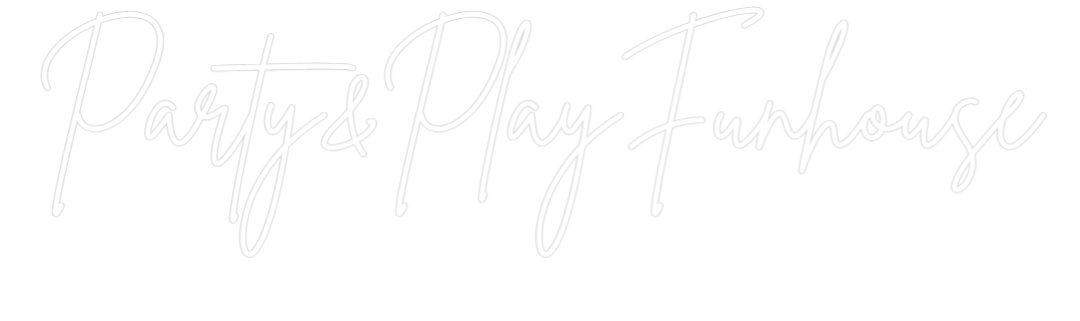 Anpassad neonskylt online-redigerare Party&PlayFun...