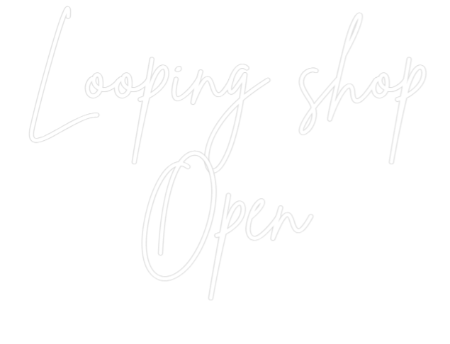 Editor online di insegne al neon personalizzate Looping shop...