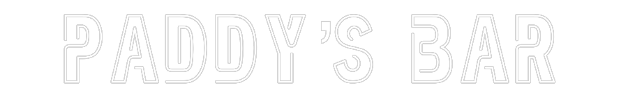Custom Neon Sign Online Editor Paddy's bar