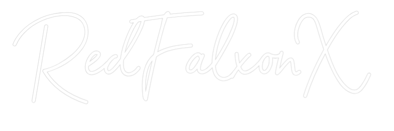 Tilpasset neonskiltredigeringsprogram på nett RedFalxonX