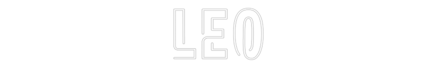 Custom Neon Sign Online Editor LEO