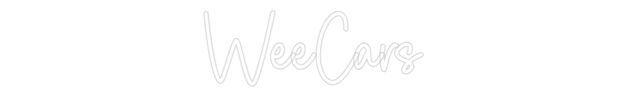 Custom Neon Sign Online Editor WeeCars