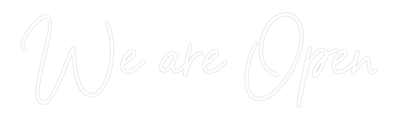 Custom Neon Sign Online Editor We are Open