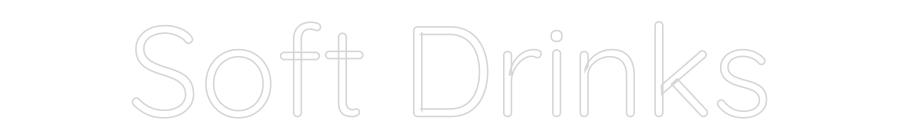 Custom Neon Sign Online Editor Soft Drinks