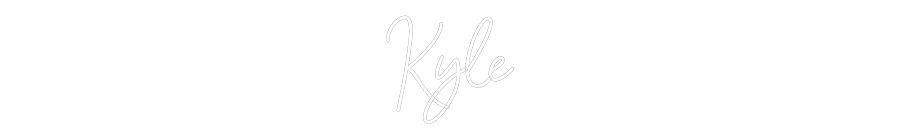 Custom Neon Sign Online Editor Kyle