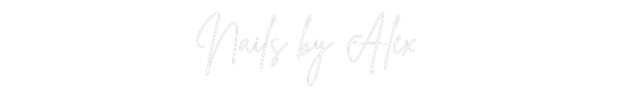 Custom Neon Sign Online Editor Nails by Alex