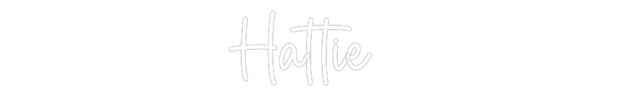 Custom Neon Sign Online Editor Hattie