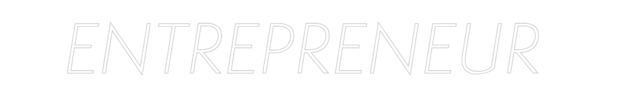 Editor online di insegne al neon personalizzate IMPRENDITORE