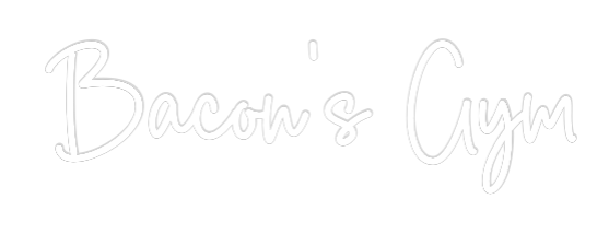 Custom Neon Sign Online Editor Bacon’s Gym