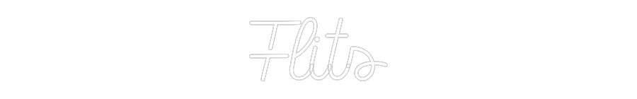 Editor online di insegne al neon personalizzate Flits