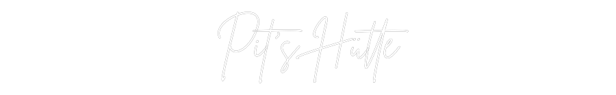 Custom Neon Sign Online Editor Pit‘s Hütte
