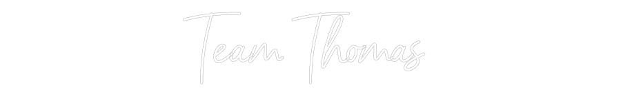 Custom Neon Sign Online Editor Team Thomas