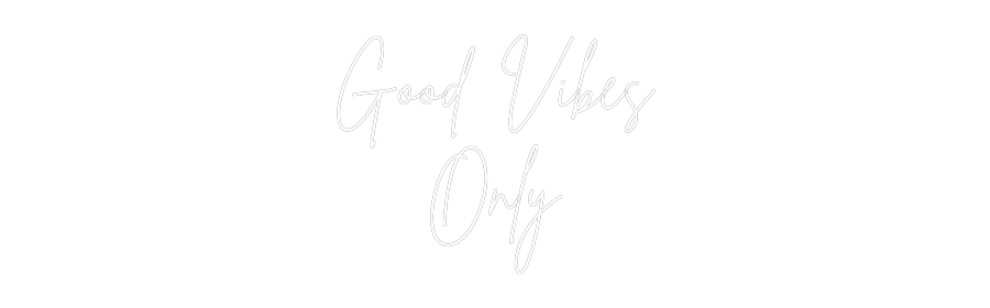 Editor online di insegne al neon personalizzate Good Vibes
Oh...