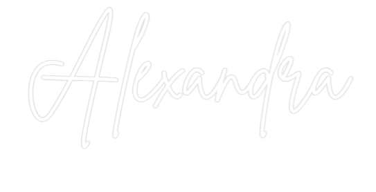 Custom Neon Sign Online Editor Alexandra