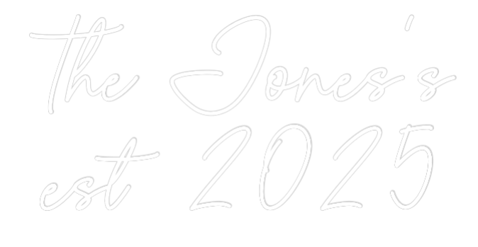 Anpassad neonskylt online-redigerare The Jones's
...