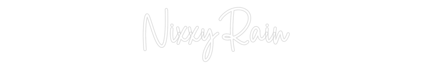 Custom Neon Sign Online Editor NixxyRain