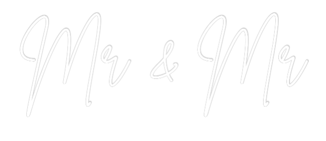Custom Neon Sign Online Editor Mr & Mr
