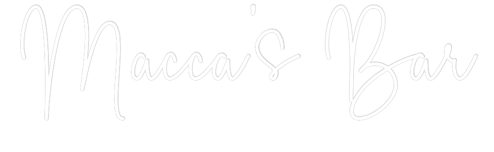 Editor online di insegne al neon personalizzate Macca's Bar