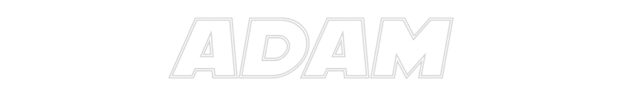 Custom Neon Sign Online Editor Adam