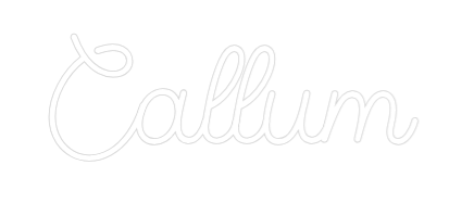 Custom Neon Sign Online Editor Callum