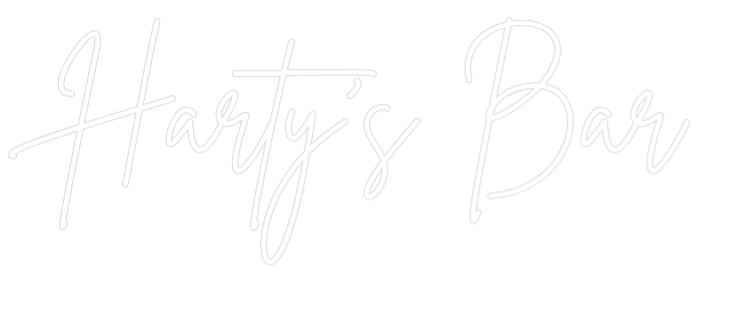 Custom Neon Sign Online Editor Harty's Bar