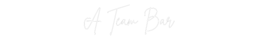 Custom Neon Sign Online Editor A Team Bar