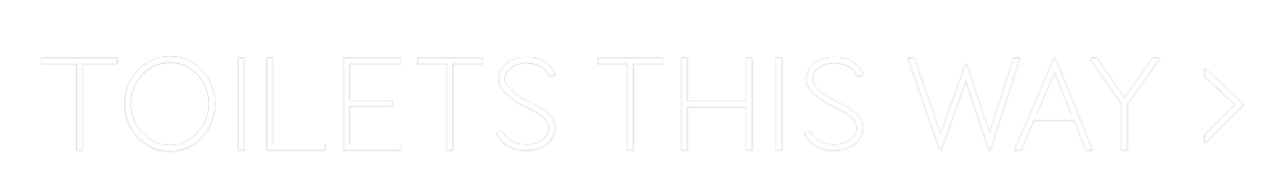 Anpassad neonskylt onlineredigerare Toaletter detta ...