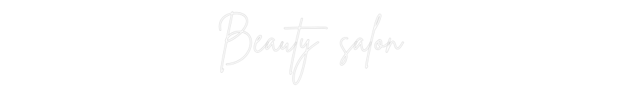 Custom Neon Sign Online Editor Kauneushoitola