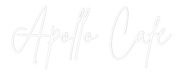 Custom Neon Sign Online Editor Apollo Cafe