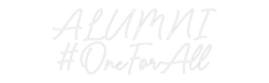 Editor online di insegne al neon personalizzate ALUMNI
#UnoF...