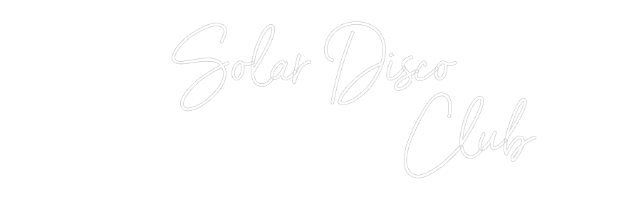 Editor online di insegne al neon personalizzate Solar Disco ...