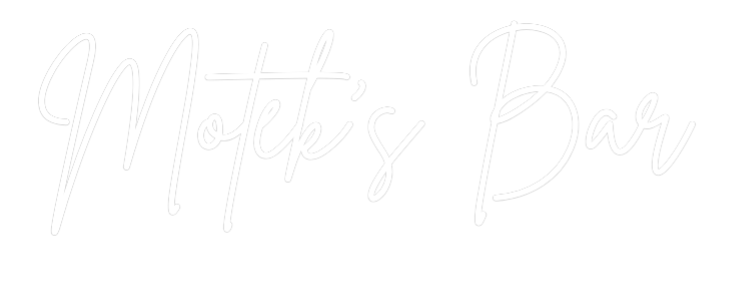 Editor en línea de letreros de neón personalizados Motek's Bar