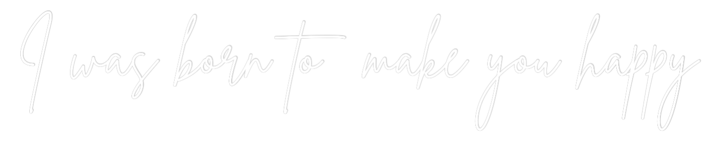 Editor online di insegne al neon personalizzate Sono nato per...