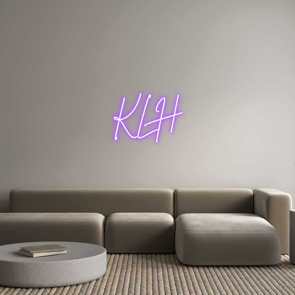 Custom Neon Sign Online Editor KLH