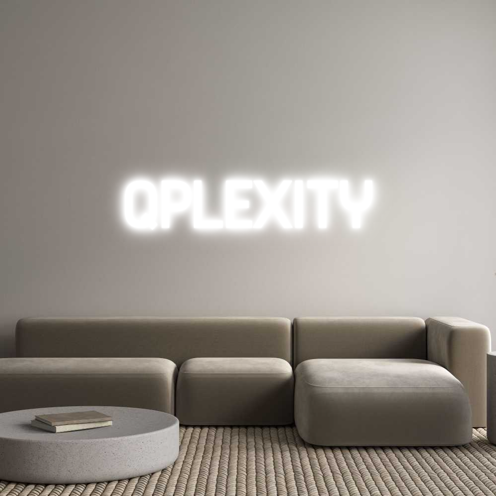 Custom Neon Sign Online Editor QPLEXITY