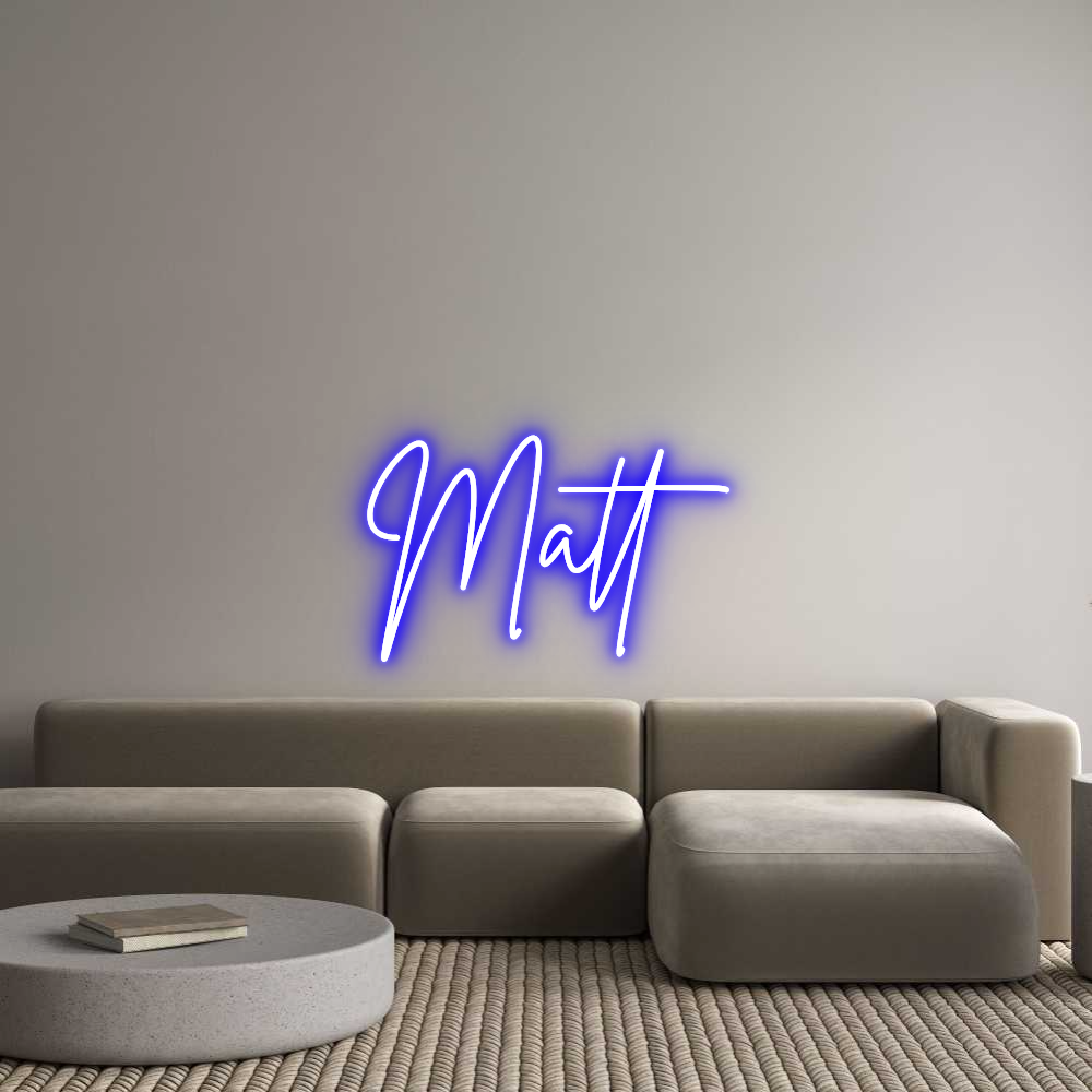 Custom Neon Sign Online Editor Matt