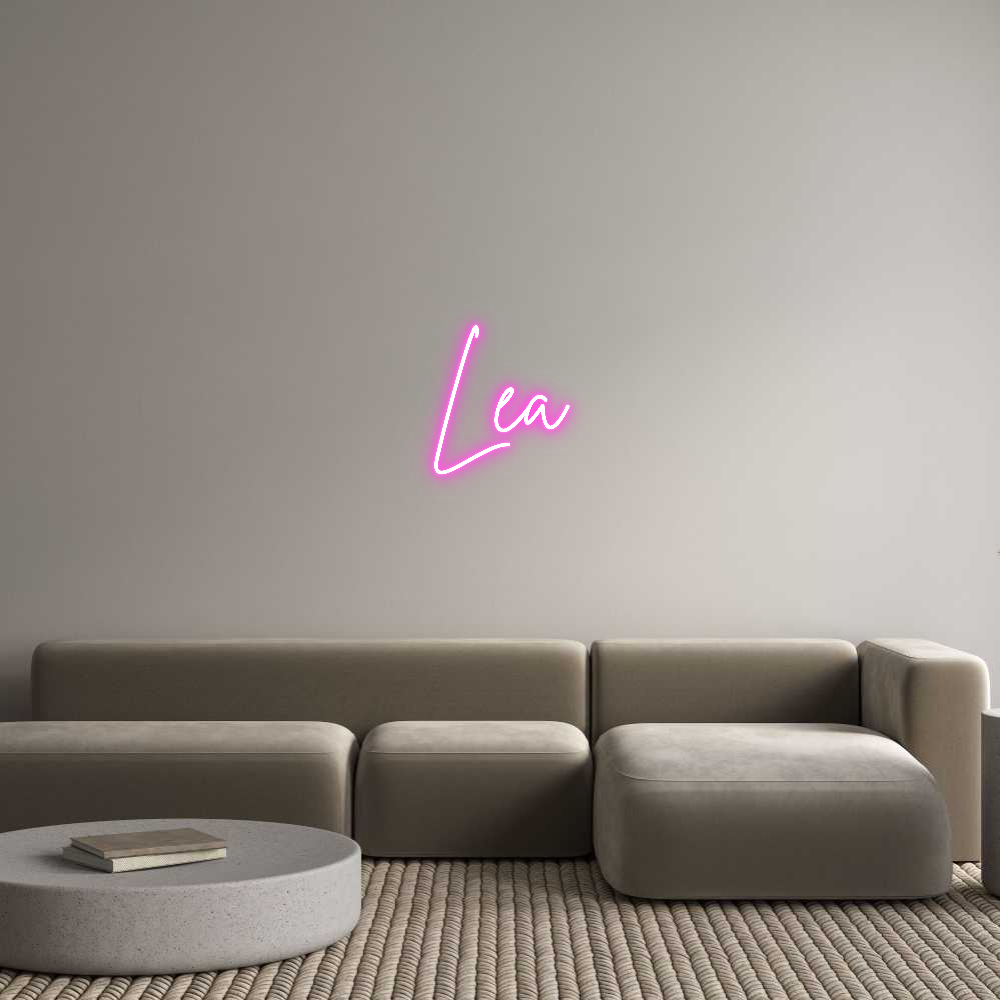Custom Neon Sign Online Editor Léa
