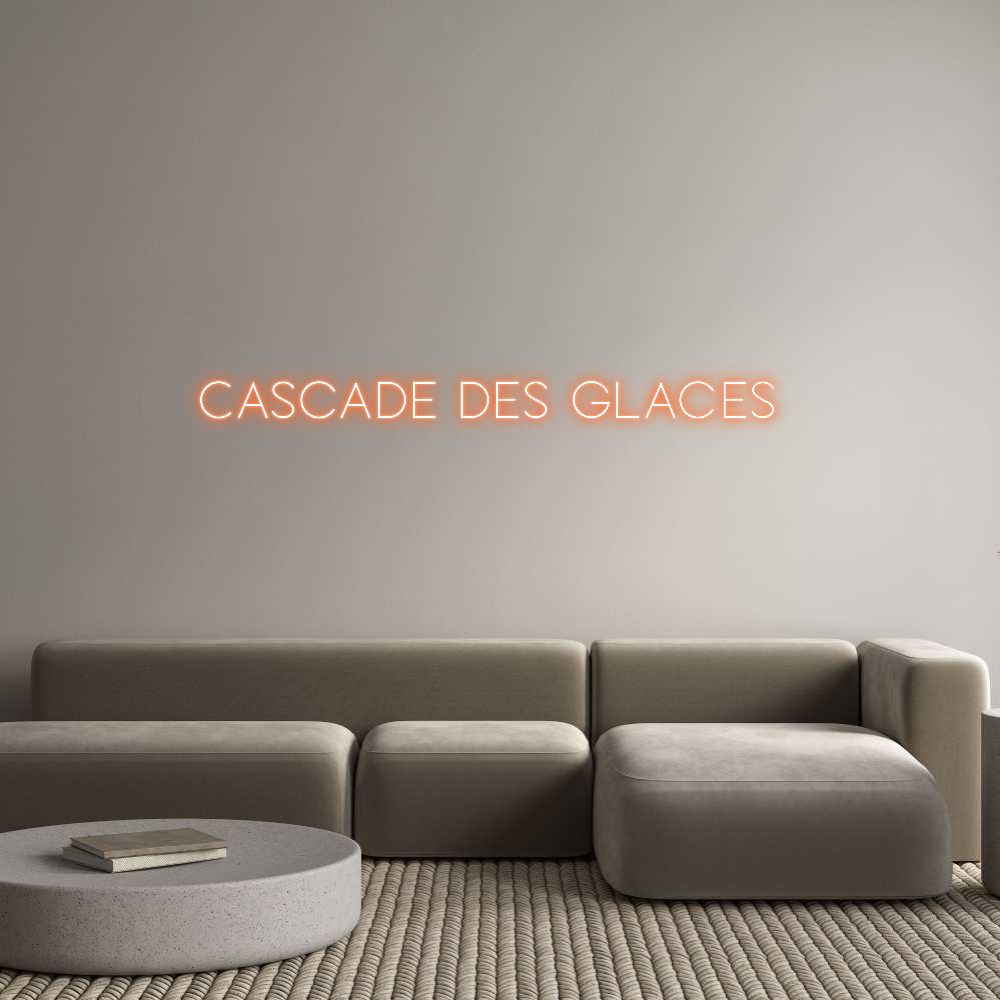 Custom Neon Sign Online Editor Cascade des g...