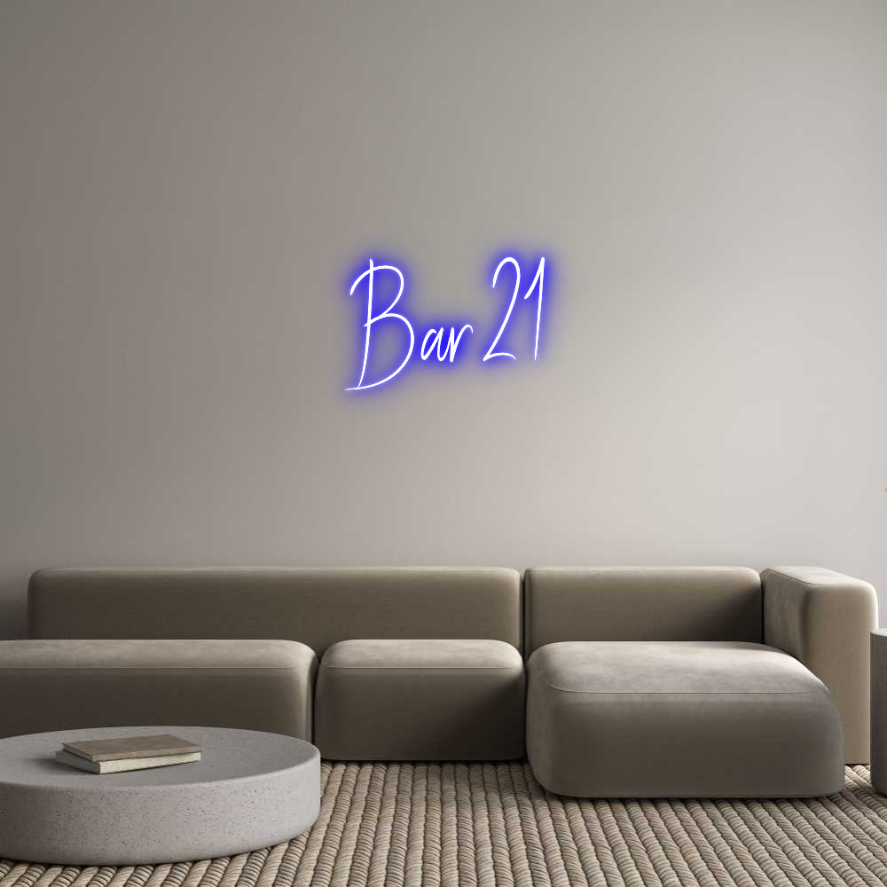 Custom Neon Sign Online Editor Bar 21