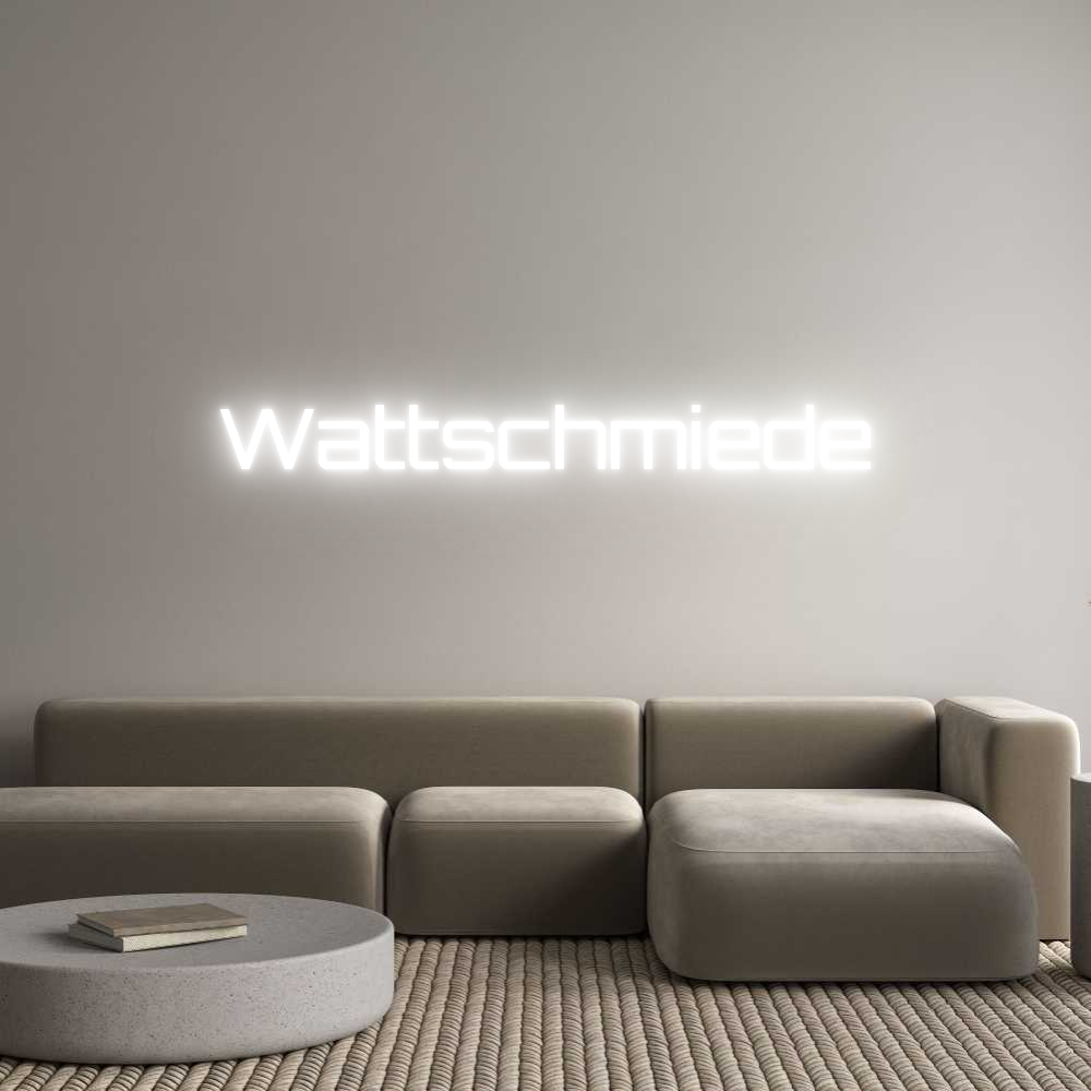 Custom Neon Sign Online Editor Wattschmiede