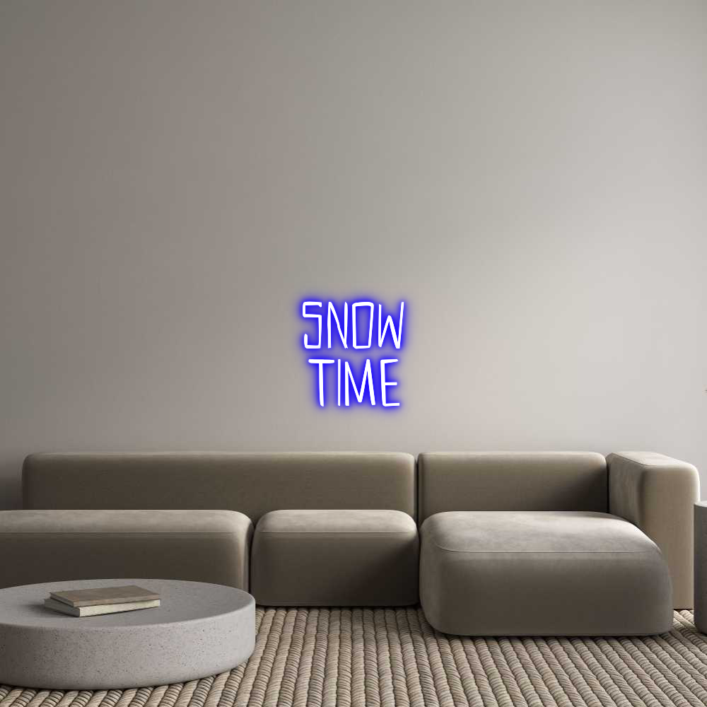 Custom Neon Sign Online Editor SNOW
TIME