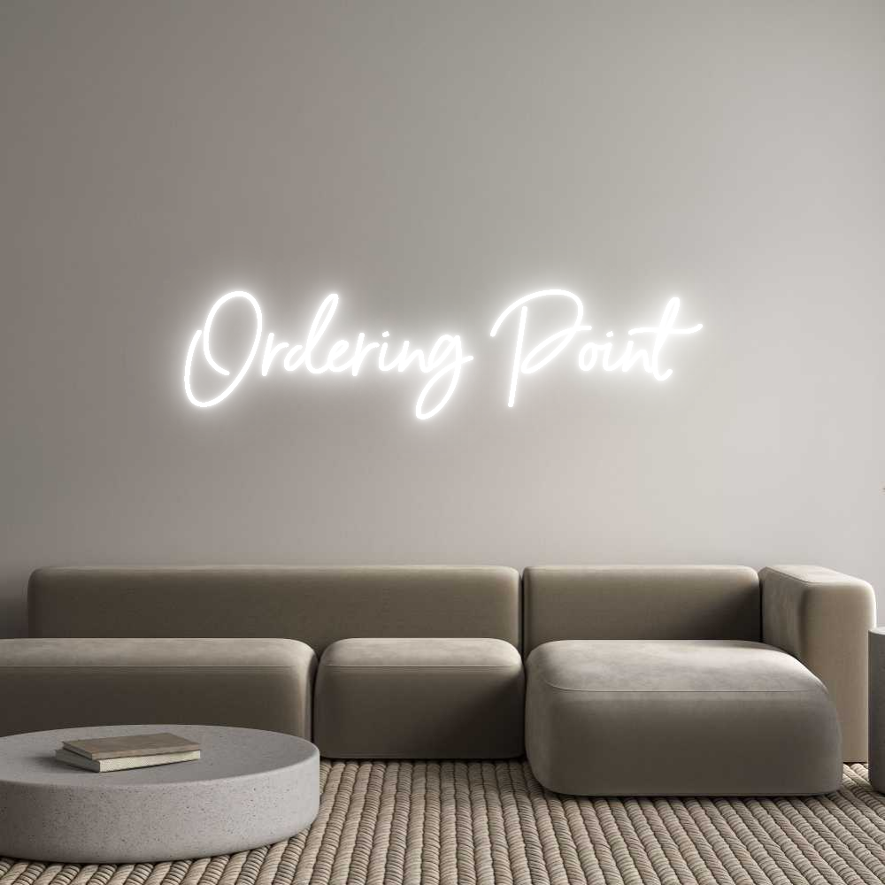 Custom Neon Sign Online Editor Ordering Point