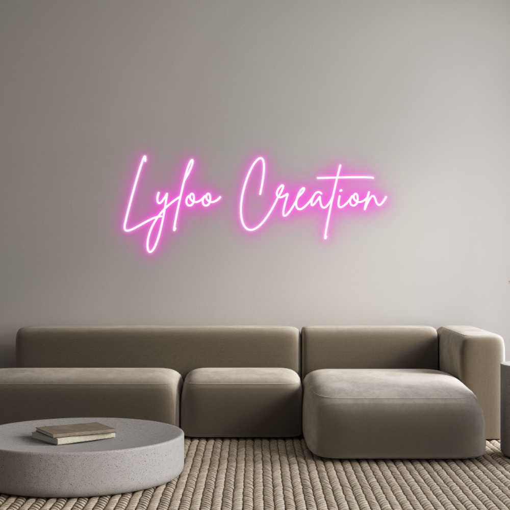 Custom Neon Sign Online Editor Lyloo Création