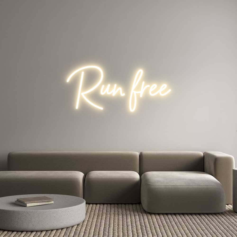 Custom Neon Sign Online Editor Run free